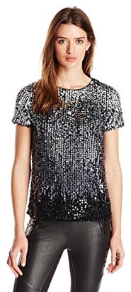 French Connection Women's Sunbeamer Sequins Top