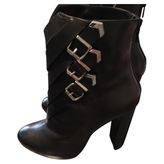 Thumbnail for your product : Christian Louboutin Black Leather Ankle boots