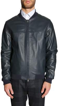 Etro Leather Bomber Jacket