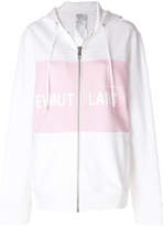Helmut Lang oversized zipped hoodies 