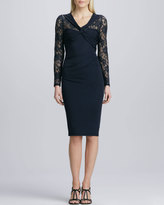 Thumbnail for your product : David Meister Knotted Lace Cocktail Dress