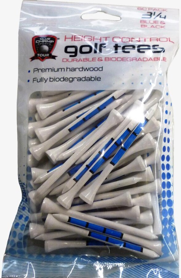 Club Champ Sports Golf Gifts & Gallery Height Control 3.24" Golf Tees - 60 Pack