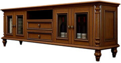 moonlight design Rural classic solid wood TV stand