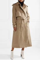 Thumbnail for your product : Stella McCartney Checked Wool Trench Coat - Tan
