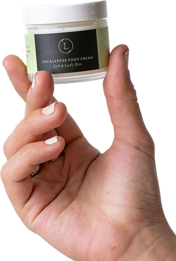 Lizush CBD Eucalyptus Shea Butter Foot Cream with CBD