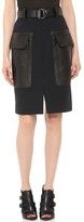 Thumbnail for your product : Derek Lam 10 Crosby Belted Patch Pocket Skirt