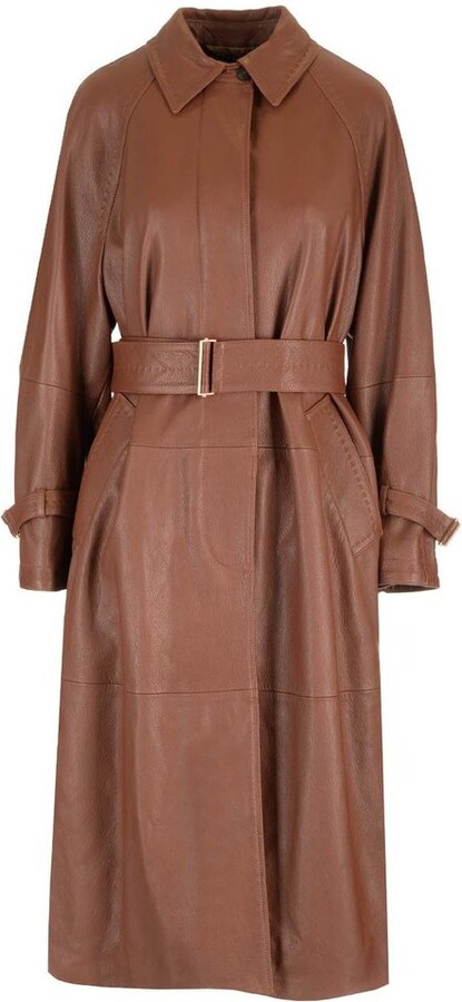 Max Mara Bellico Belted Trench Coat