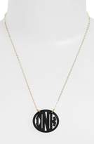 Thumbnail for your product : Moon and Lola Small Personalized Monogram Pendant Necklace