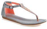Thumbnail for your product : Toms 'Playa' T-Strap Flat Sandal