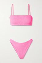 Thumbnail for your product : Hunza G + Net Sustain Gigi Seersucker Bikini - Pink