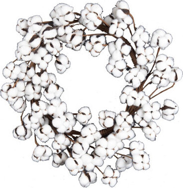 A&B Home 18" Cotton Wreath