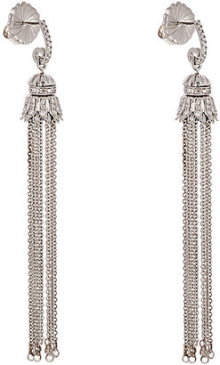 Sara Weinstock Women's White Diamond & White Gold Tasseled Earrings