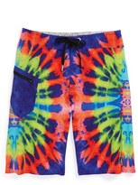 Thumbnail for your product : Volcom 'Lido Tripper' Tie Dye Board Shorts (Little Boys)