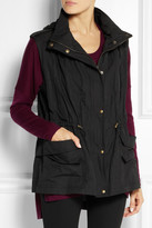 Thumbnail for your product : Donna Karan Convertible padded twill and cotton-blend jacket