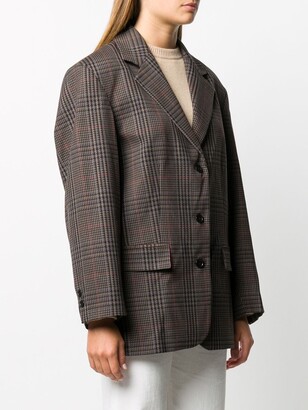 In The Mood For Love Plaid Single-Breasted Blazer