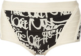 Thumbnail for your product : Herve Leger Printed bandage shorts