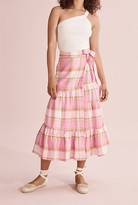 Thumbnail for your product : Country Road Organically Grown Linen Check Skirt