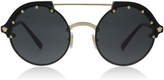 Versace VE4337 Sunglasses Pale Gold/Black GB1/87 53mm