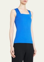 Thumbnail for your product : Akris Punto Fitted Cotton Stretch Top
