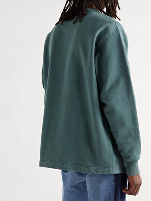 Acne Studios Logo-Print Cotton-Jersey Sweatshirt