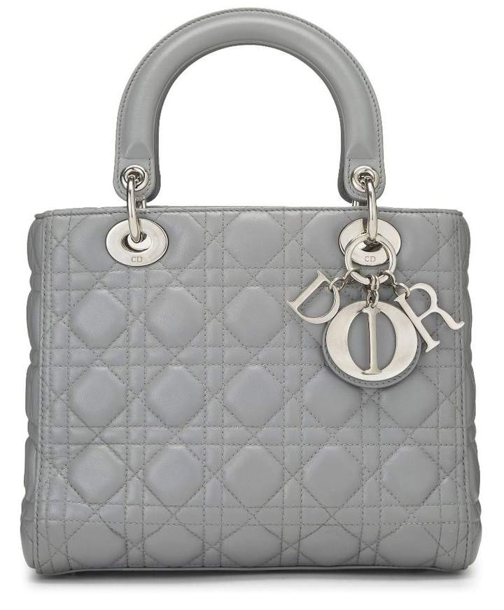 lady dior medium grey