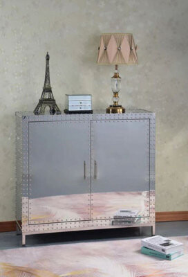 Everly Quinn Studded Cabinet