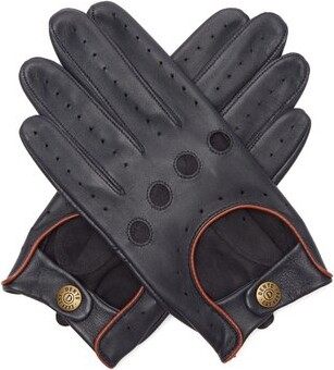 Dents Delta Leather Driving Gloves Large British Racing Green 