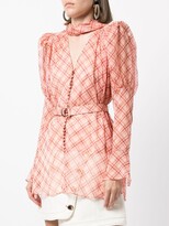 Thumbnail for your product : Acler Mattison plaid blouse