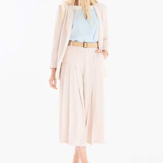Paisie Open Front Blazer With Shawl Lapel In Cream
