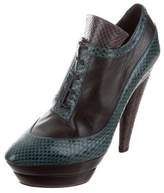 Thumbnail for your product : Devi Kroell Python Platform Booties