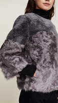 Thumbnail for your product : Jocelyn Shearling Patchwork Jacket