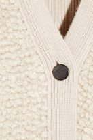 Thumbnail for your product : Mulberry Wool, cashmere and silk-blend cardigan
