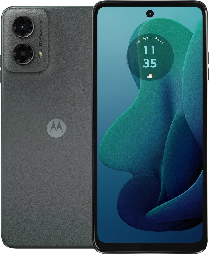 Tracfone Moto G 5G (2024), 64GB, Gray - Prepaid Smartphone [Locked to Tracfone]