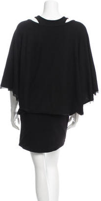 Edun Wool Short Sleeve Mini Dress