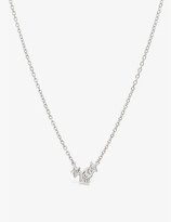 Thumbnail for your product : THE ALKEMISTRY Dinny Hall Bijou 14ct white gold and 0.43ct diamond tripe star necklace
