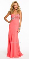 Thumbnail for your product : Dave and Johnny Half Beaded Empire Bodice Prom Dresses