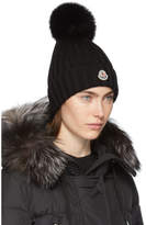 Thumbnail for your product : Moncler Black Pom Pom Beanie