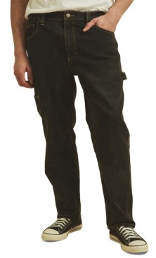 Black carpenter pants men Clearance