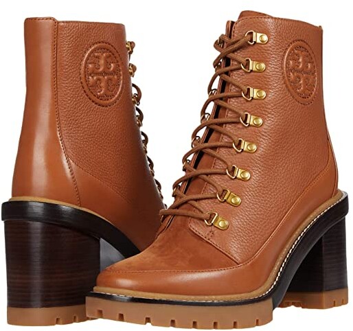 Tory Burch Round Toe Women's Brown Boots | ShopStyle