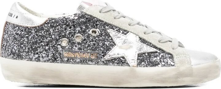 Golden Goose Star-Motif Lace-Up Sneakers