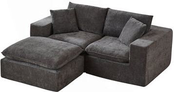 Ebern Designs Modern Chenille Cloud Sofa