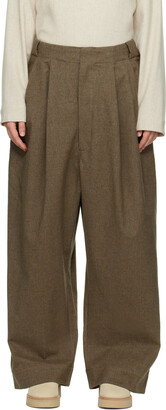 LAUREN MANOOGIAN Brown Field Trousers