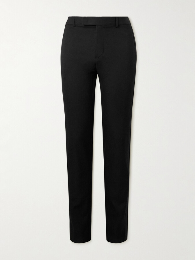 Celine Slim-Fit Straight-Leg Wool Suit Trousers