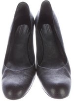 Thumbnail for your product : Jil Sander Round-Toe Leather Pumps