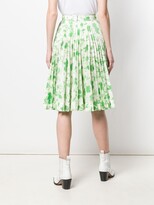 Thumbnail for your product : Calvin Klein Floral Print Pleated Skirt