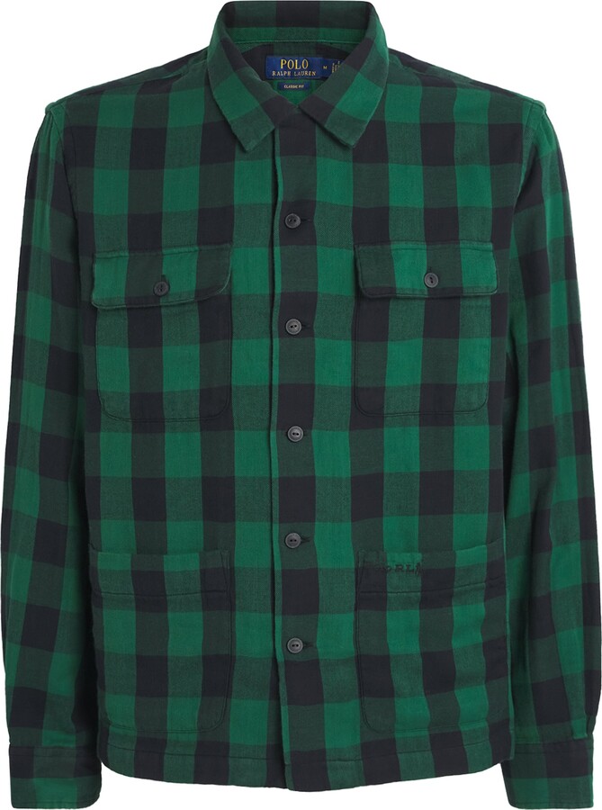 Polo Ralph Lauren Cotton Flannel Check Overshirt