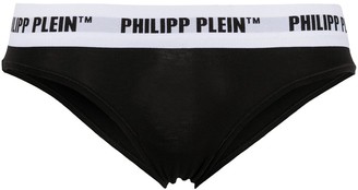 Philipp Plein Logo Embroidered Briefs