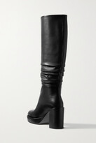 Thumbnail for your product : 3.1 Phillip Lim Naomi Ruched Leather Knee Boots - Black