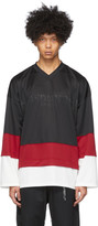 Thumbnail for your product : Mastermind Japan Black Boxy Layered V-Neck T-Shirt