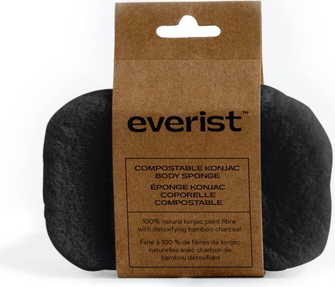 Everist The Charcoal Compostable Konjac Body Sponge ShopStyle Deodorant